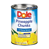 Dole Canned Fruit Pineapple Chunks In Heavy Syrup Full-Size Picture